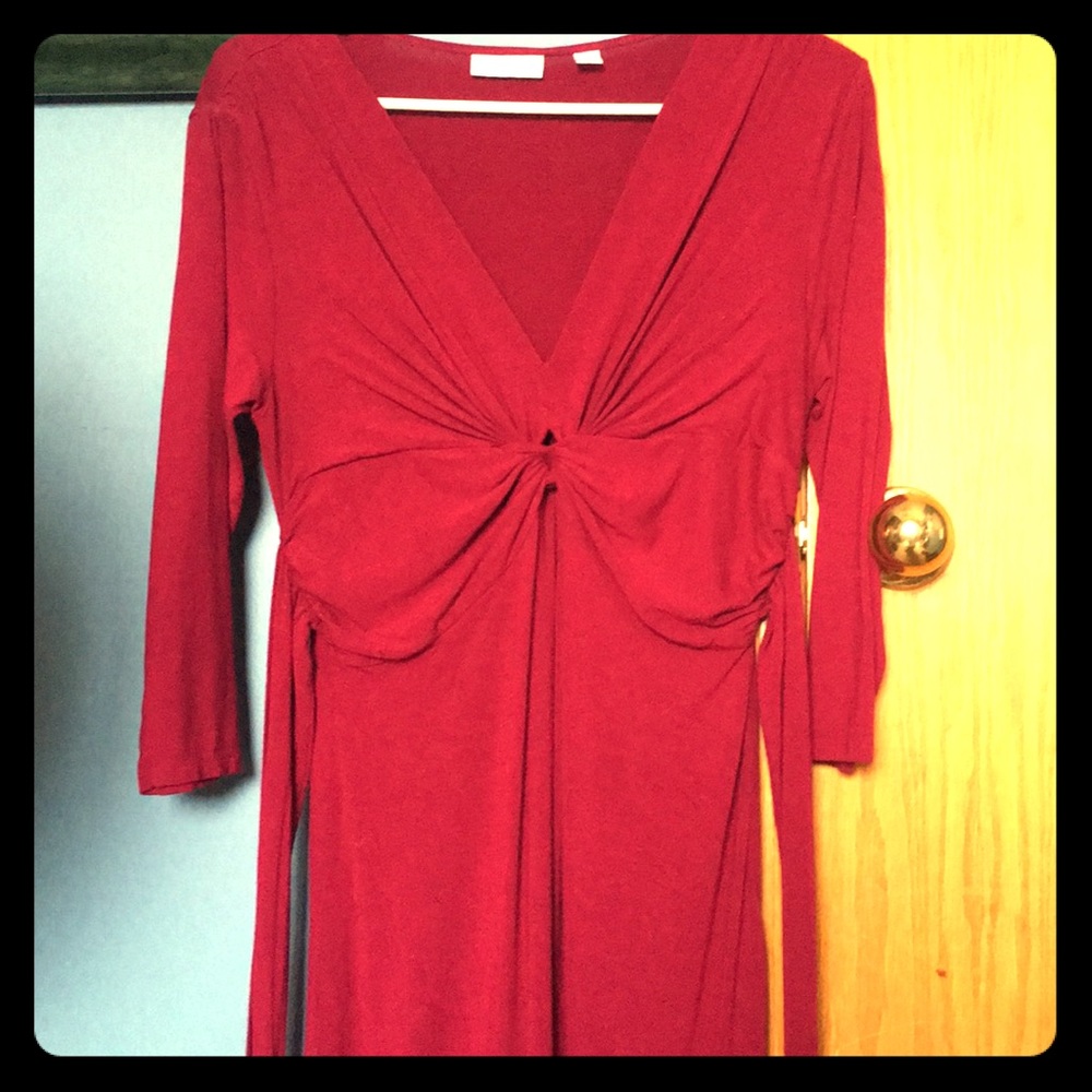 Mid length Dark Pink Dress